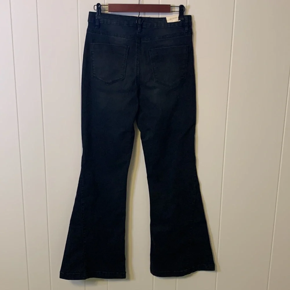NWT Ban.jara Black Flare Jeans Size 29